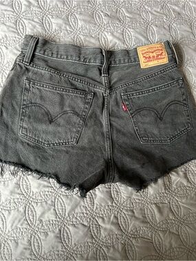 Levi's Women's Black 501 Denim Cutoff Shorts